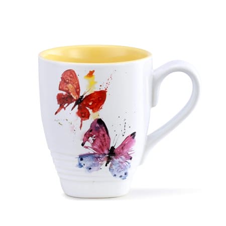 Flock of Butterflies Mug - 16 oz