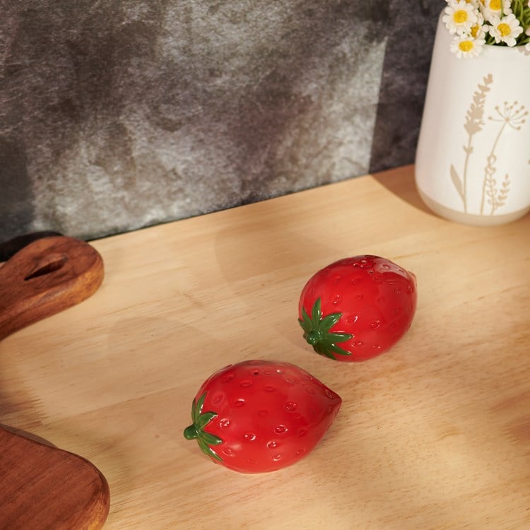 Strawberry Salt And Pepper Shakers