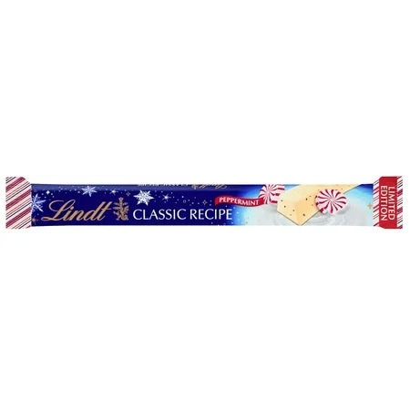 Lindt Holiday White Chocolate Peppermint  Stick 1.2 oz