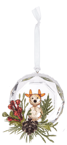 Krystal Reindeer Snowglobe