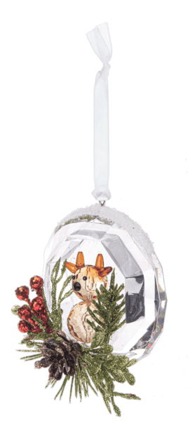 Krystal Reindeer Snowglobe