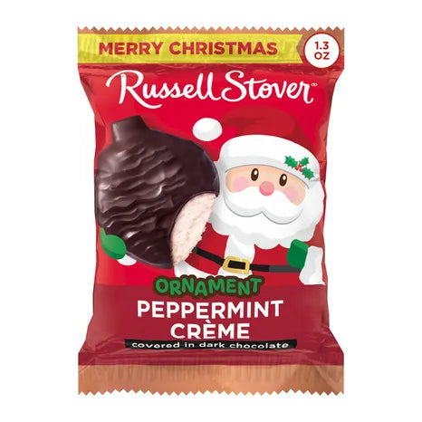 Dark Chocolate Peppermint Crème Ornament 1.3 oz