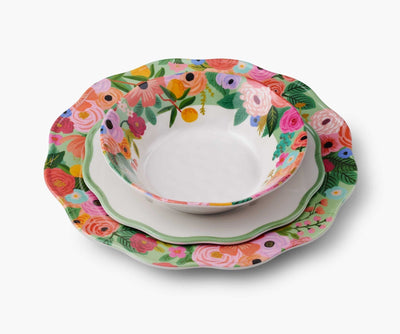 Melamine Assorted Dessert Plates - Garden Party