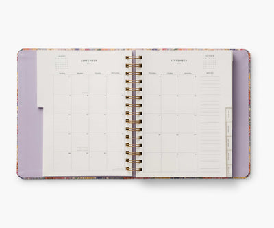 17-Month Academic Covered Spiral Planner - Mimi 2024-2025