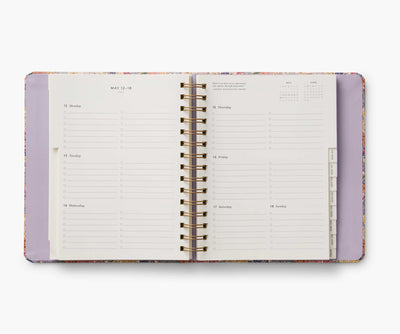 17-Month Academic Covered Spiral Planner - Mimi 2024-2025