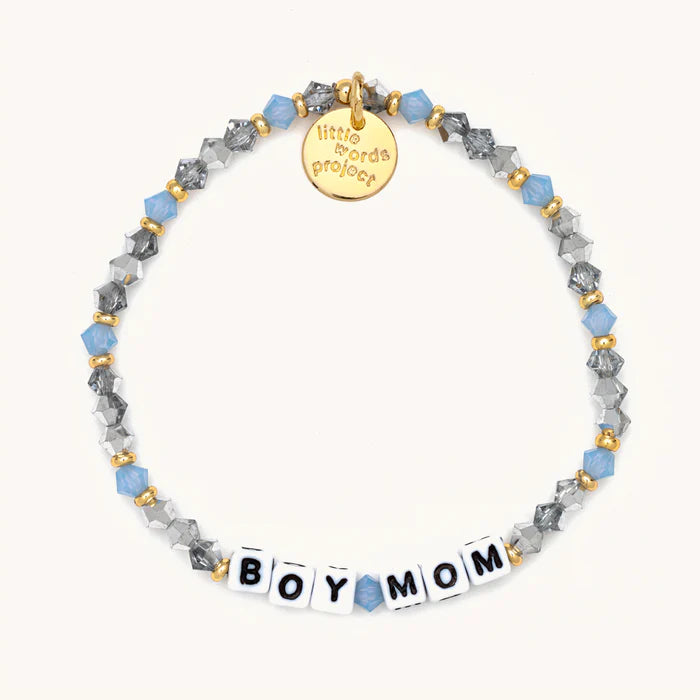 White-Boy Mom-Cornflower - Small/Medium