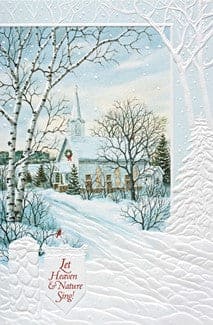 Christmas Church Box Cards