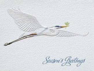 Blue Heron Holly Box Cards