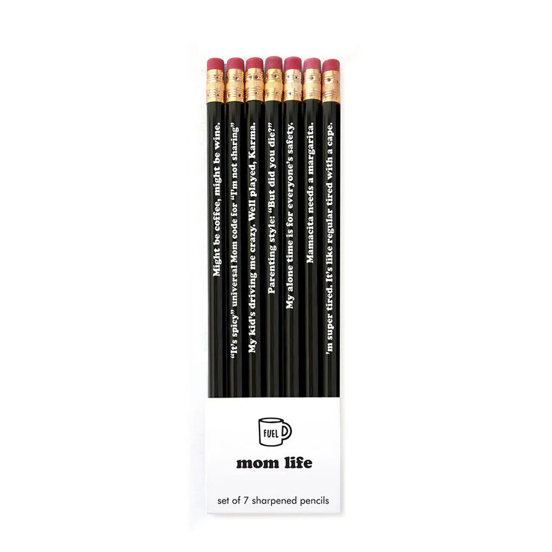 Mom Life Boxed Pencils