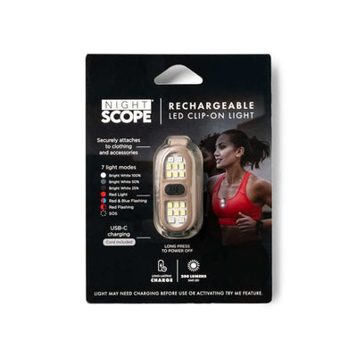 Night Scope Rechargeable LED Clip On Light