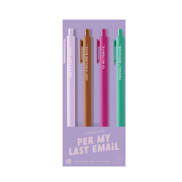 4-pack Jotter Set - Per My Last Email