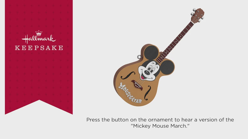 Disney Mickey Mouse Mousegetar Musical Ornament