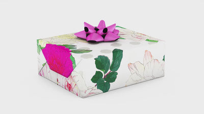 Illustrated Roses Wrapping Paper, 20 sq. ft.