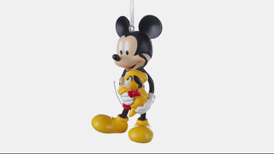 Disney Mickey Mouse Holding Puppy Ornament