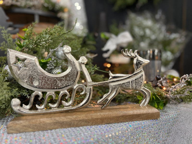 Nickel Sleigh 11x6"