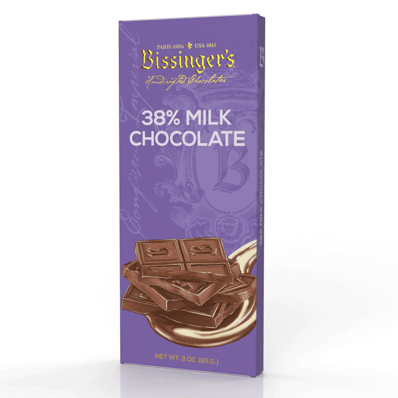 38% Milk Chocolate Bar 3 oz