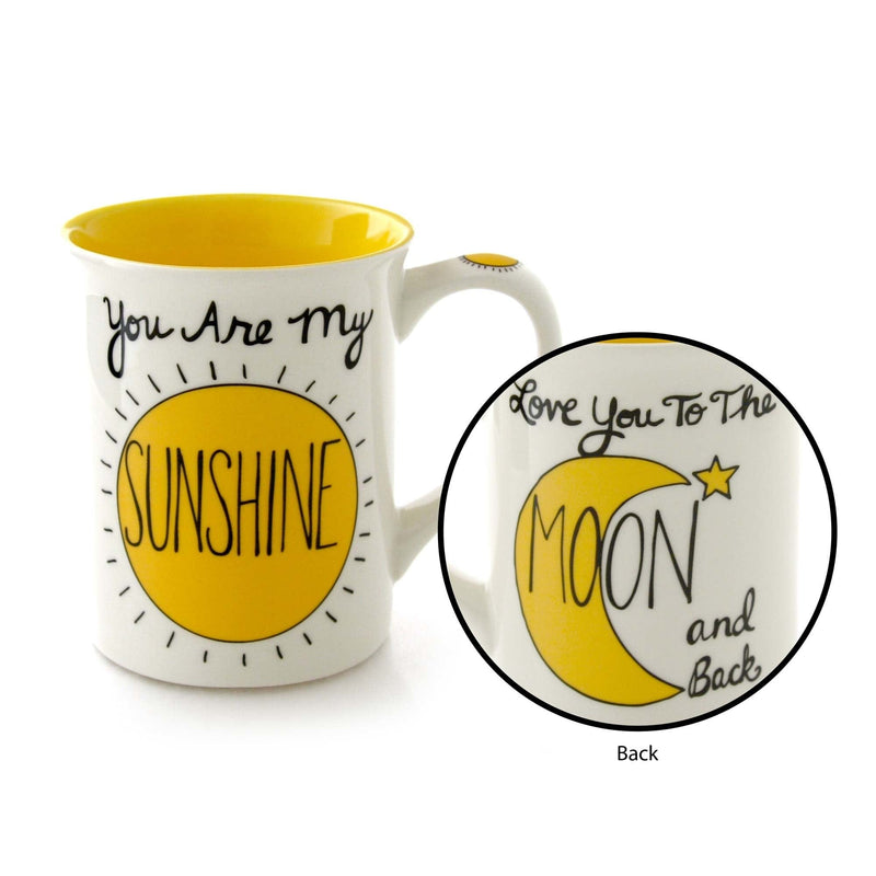 You Are My Sunshine Mugwith bright hues and a cute sun graphic on the handle.