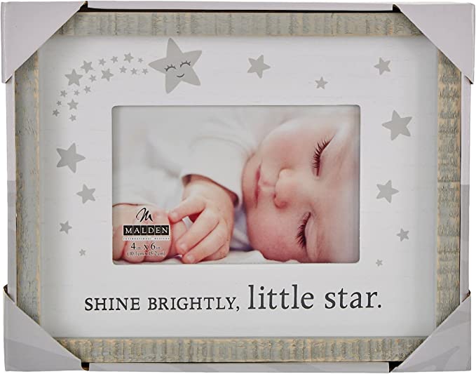 Shine Brightly Little Star - 4x6