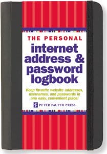 The Personal Internet Address & Password Log Book