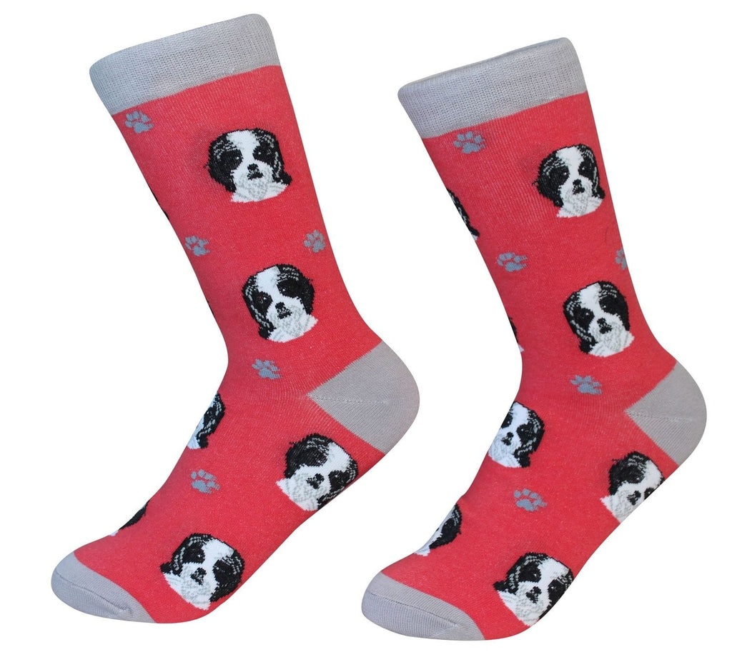 Black Shih Tzu - Socks