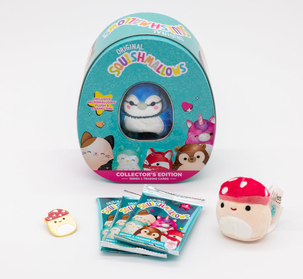 Squishmallow Collector's Tin popular Archie and Brina bundle